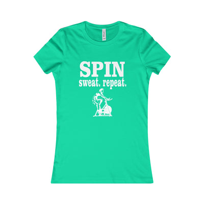 'Spin - Sweat - Repeat' Women's Tee