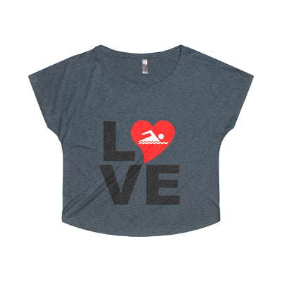 'Heart Swimming' Tri-Blend Dolman