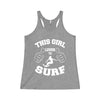 'Surfer Chick' Racerback Tank